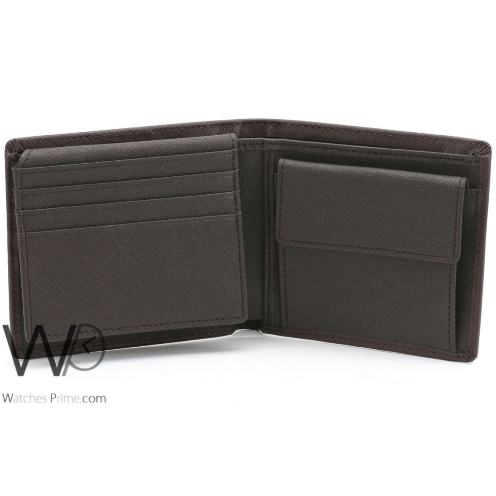Calvin Klein wallet and card holder brown | Watches Prime