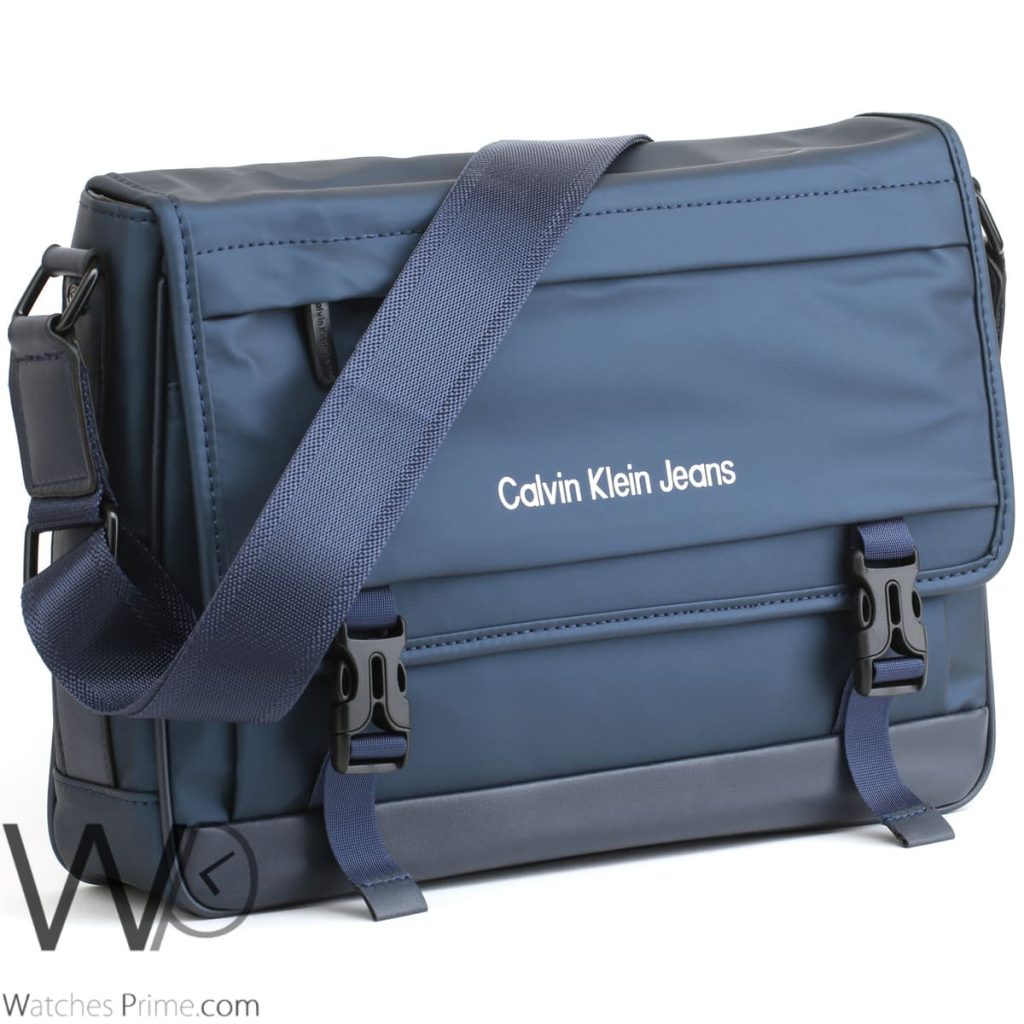 Calvin Klein CK crossbody bag men blue | Watches Prime