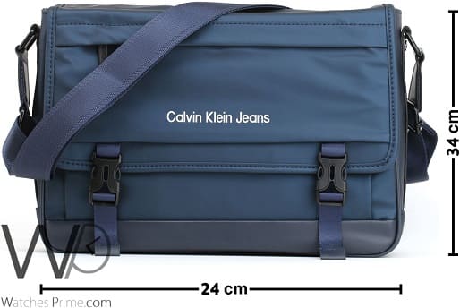 Calvin Klein CK crossbody bag men blue | Watches Prime