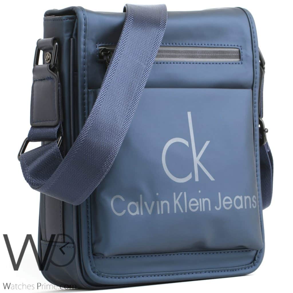 Calvin Klein jeans blue CK crossbody bag men | Watches Prime
