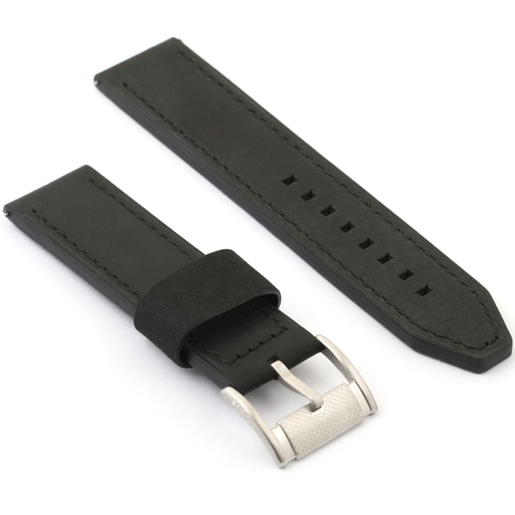 Fossil Black Leather Watch Strap | Watches Prime