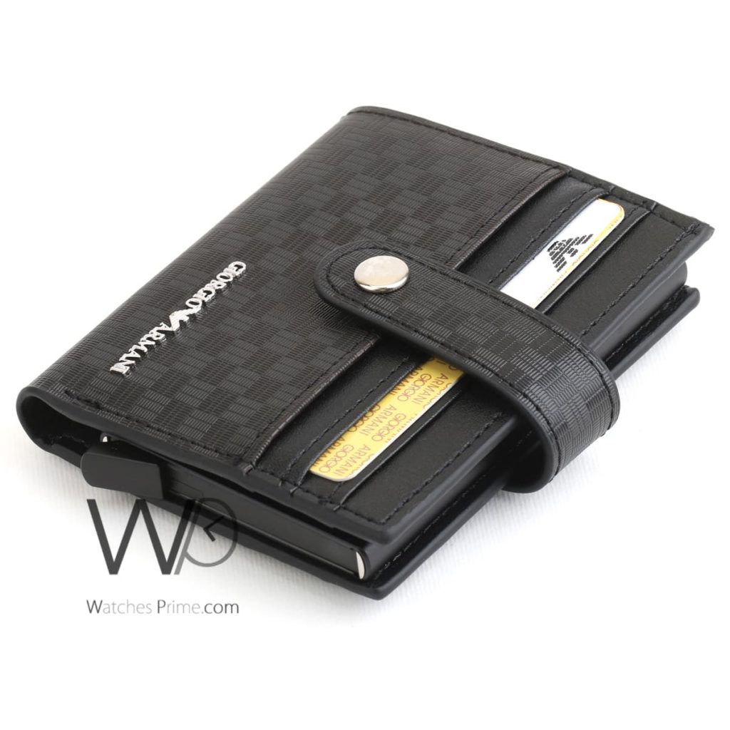 Giorgio Armani card holder wallet for men | Watches Prime