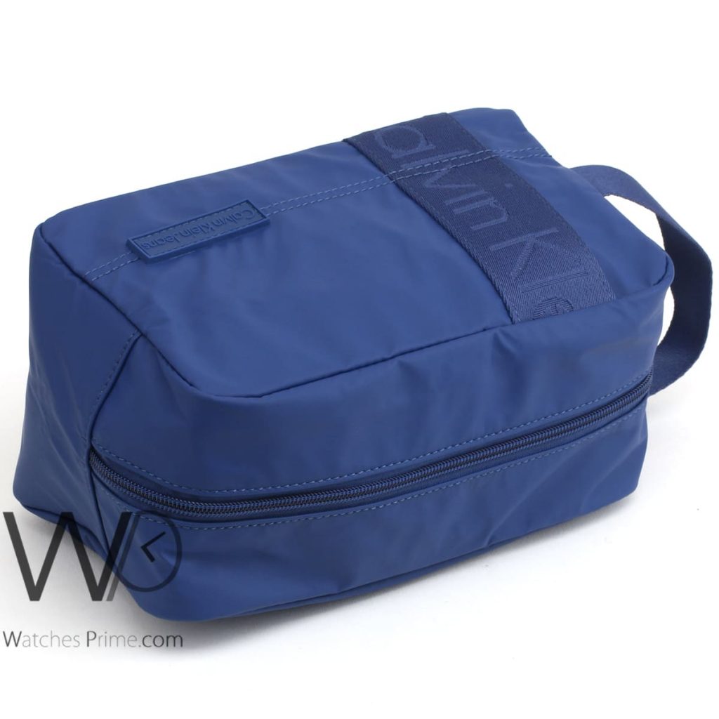 Calvin Klein hand bag blue for men | Watches Prime