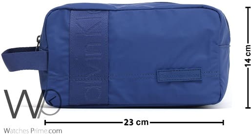 Calvin Klein hand bag blue for men | Watches Prime