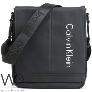 Messenger crossbody calvin klein black bag for men ck