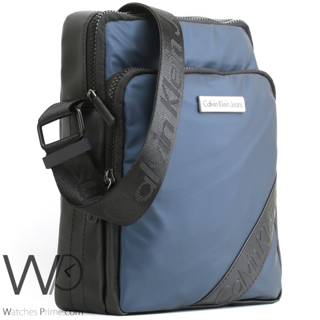 Calvin Klein CK blue crossbody bag men | Watches Prime