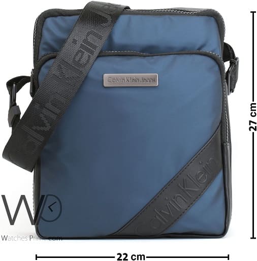 Calvin Klein CK blue crossbody bag men | Watches Prime