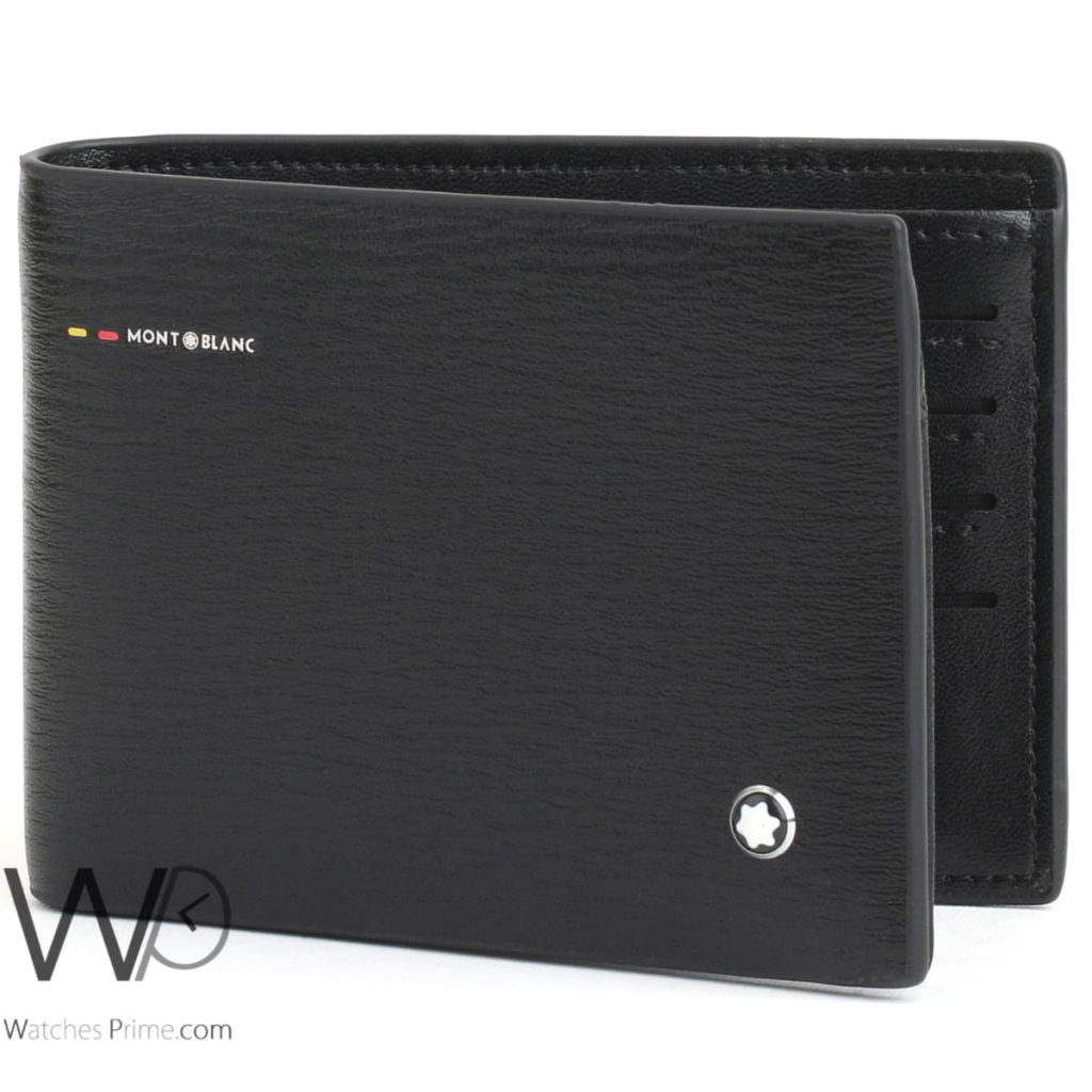Mont blanc wallet for men black | Watches Prime