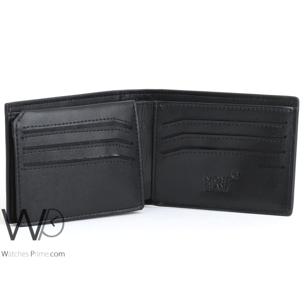 Mont blanc wallet for men black | Watches Prime