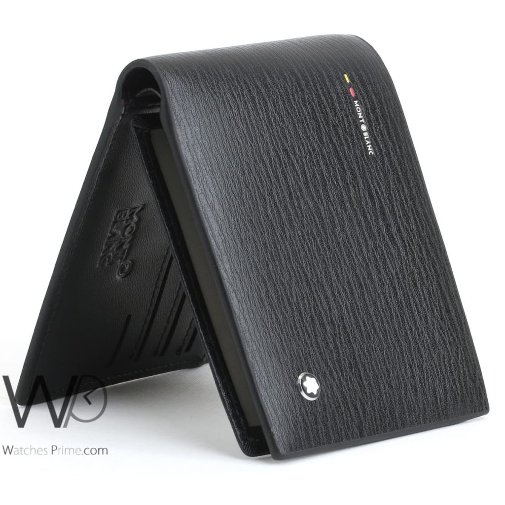 Mont blanc wallet for men black | Watches Prime