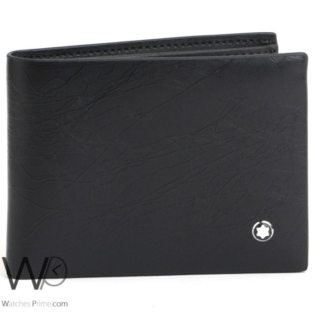 Mont blanc black wallet for men | Watches Prime