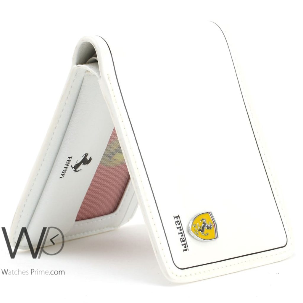Ferrari wallet white for men | Watches Prime