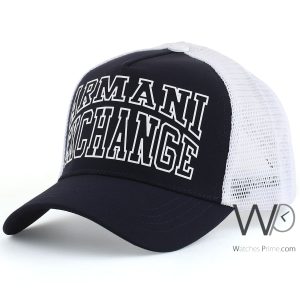 Armani exchange blue white cap men