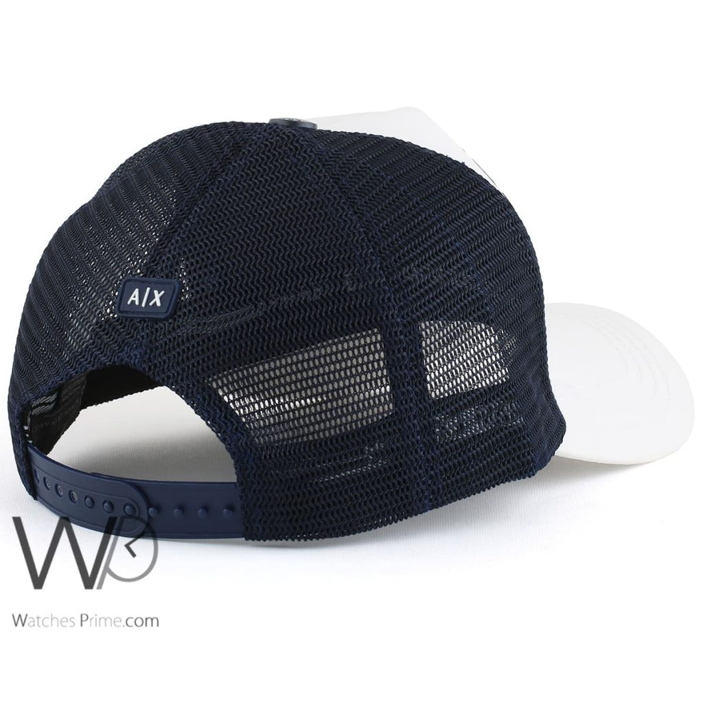 Armani Exchange for men white and blue cap AX | Watches Prime