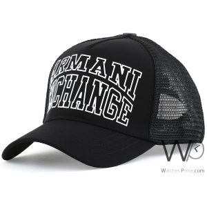 Black armani exchange cap men