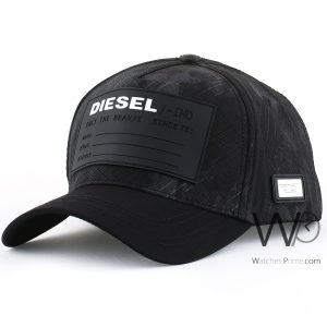 Black diesel cap men