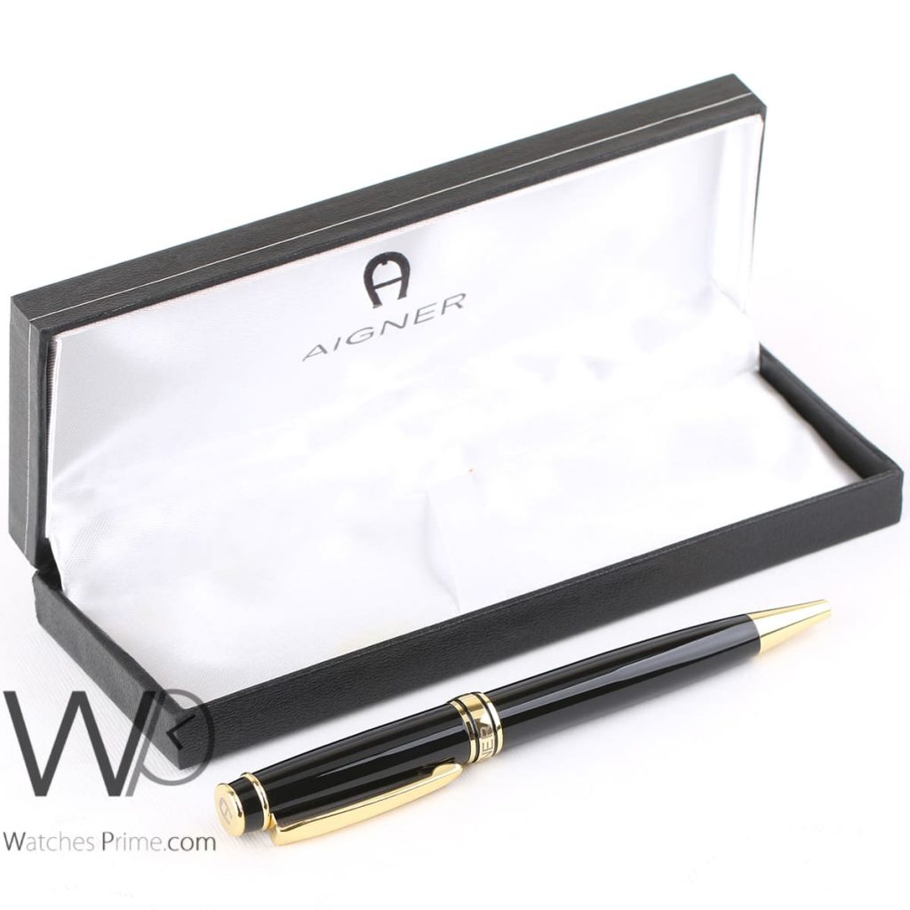 Aigner ball point ink pen black | Watches Prime
