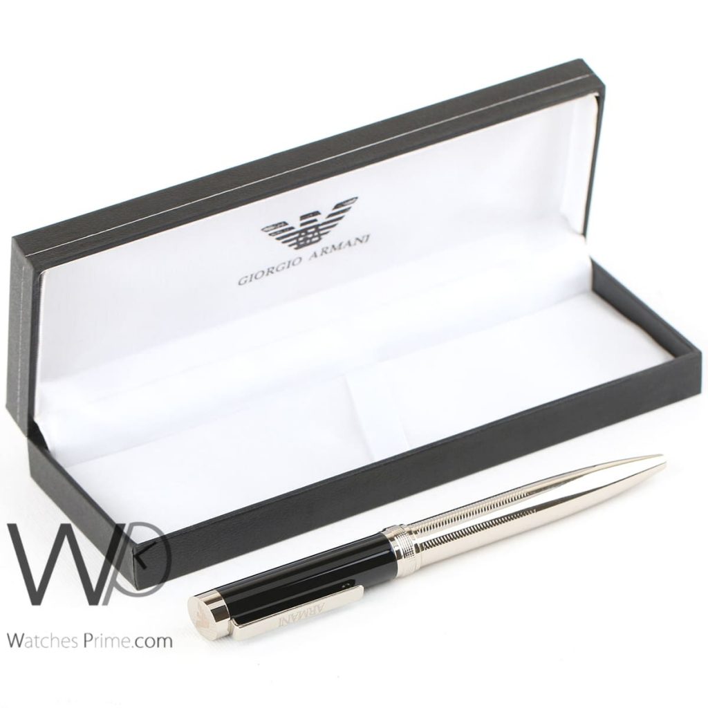 Giorgio Armani black ball point ink pen | Watches Prime