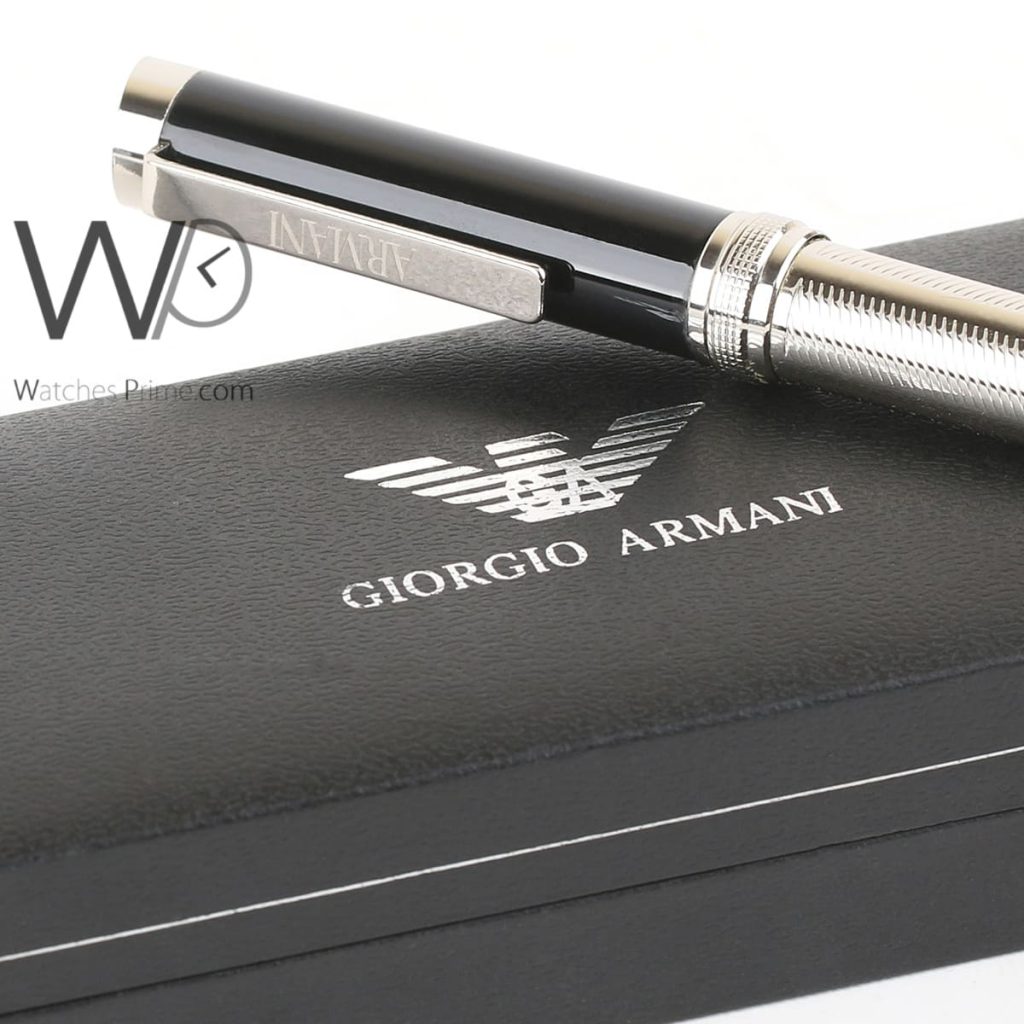 Giorgio Armani black ball point ink pen | Watches Prime