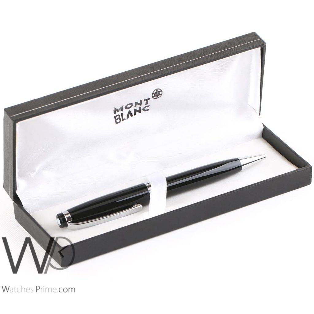قلم جاف اسود mont blanc مون بلو | واتشز برايم