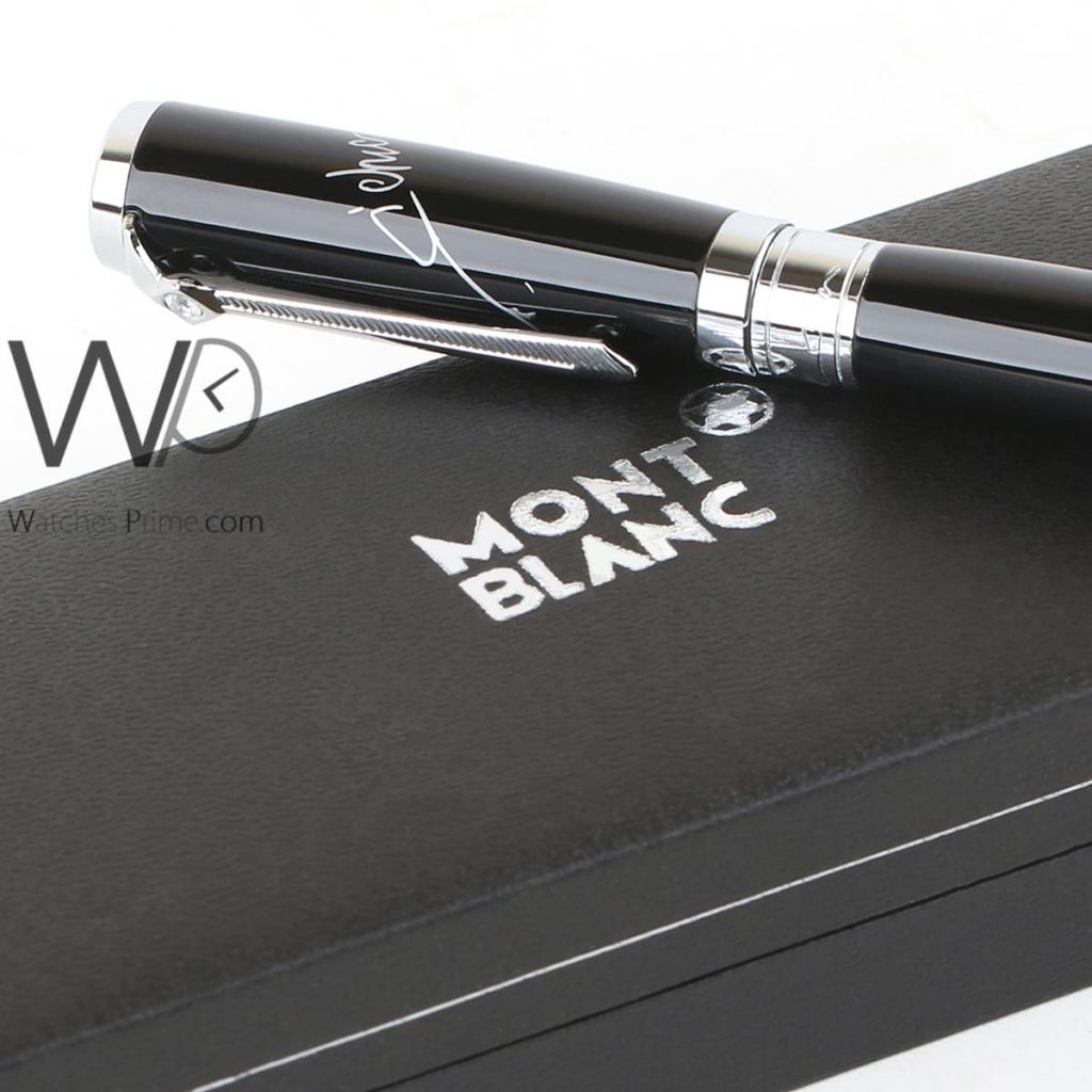 mont blanc ball point ink pen black | Watches Prime