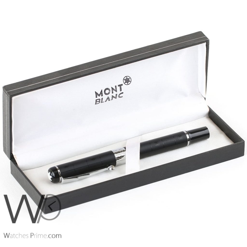 قلم mont blanc اسود حبر مون بلو | واتشز برايم