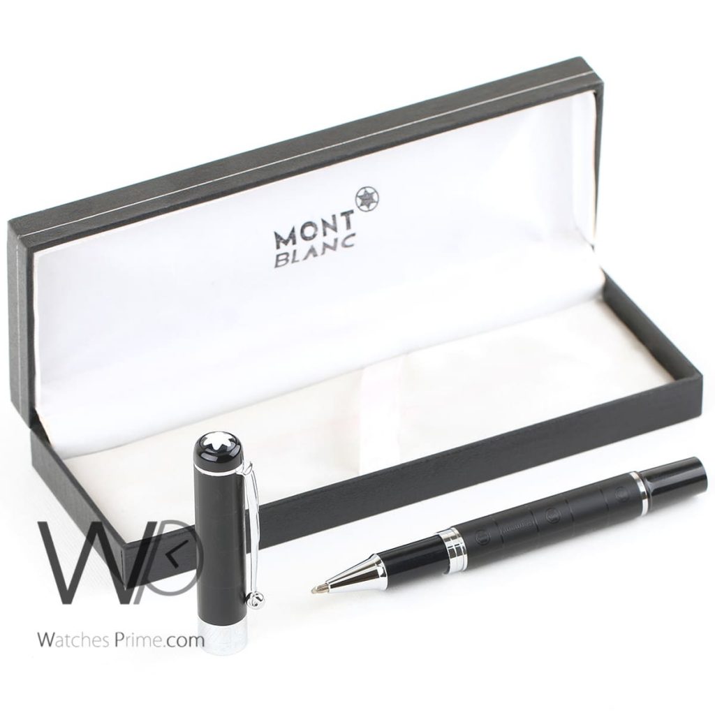 قلم mont blanc اسود حبر مون بلو | واتشز برايم