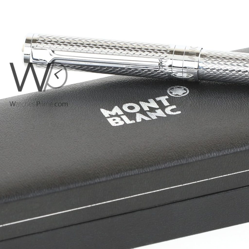 قلم جاف فضي mont blanc مون بلو | واتشز برايم