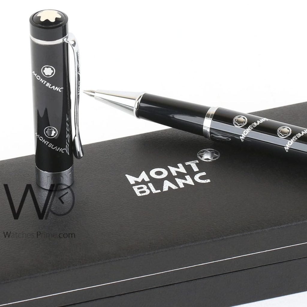 قلم مون بلو mont blanc اسود حبر | واتشز برايم