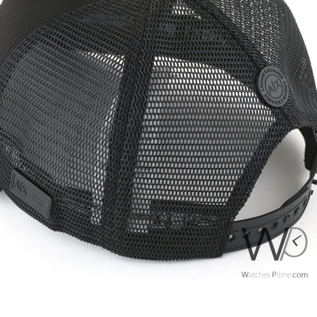 Armani Exchange for men black cap AX | Watches Prime