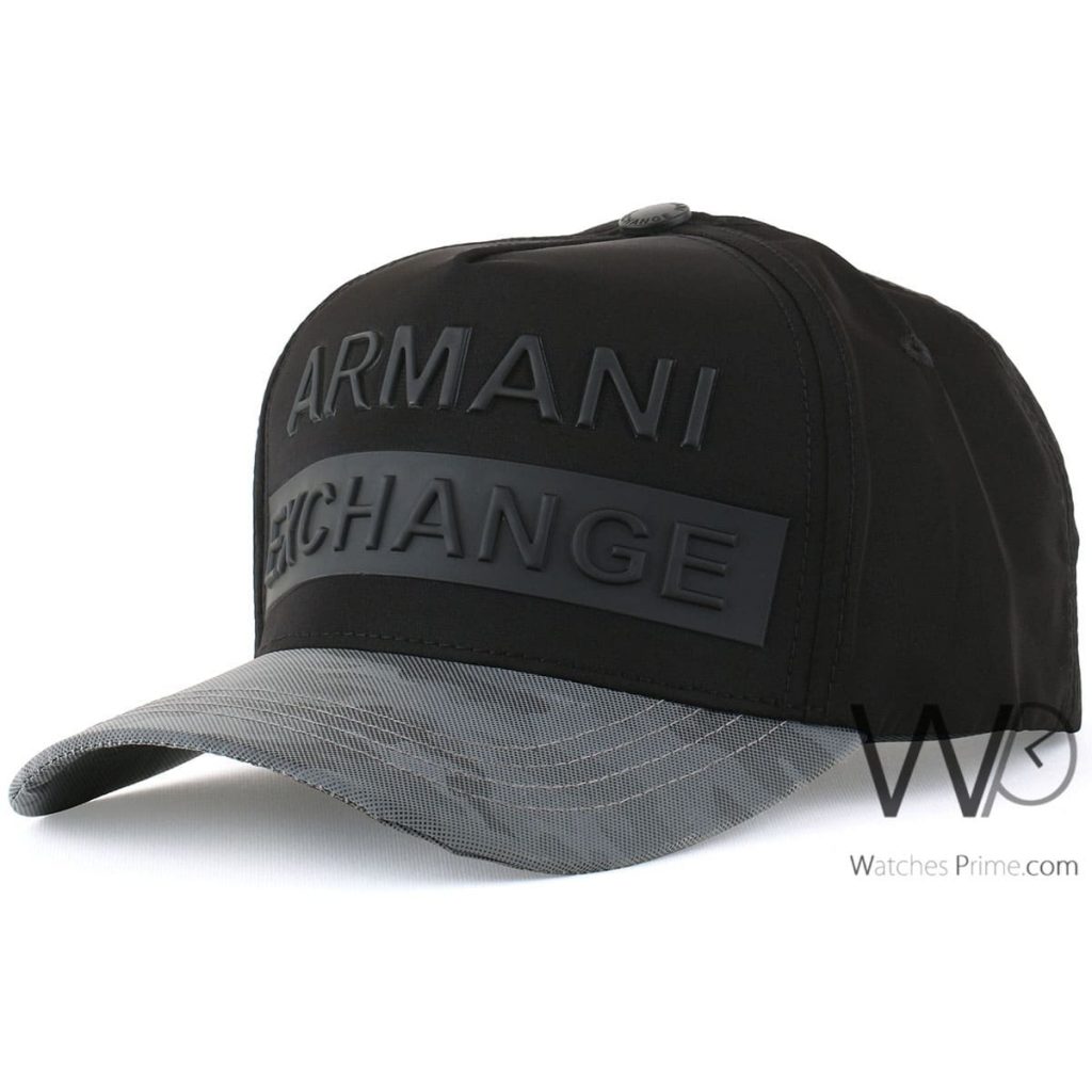 Armani Exchange AX cap for men black | Watches Prime