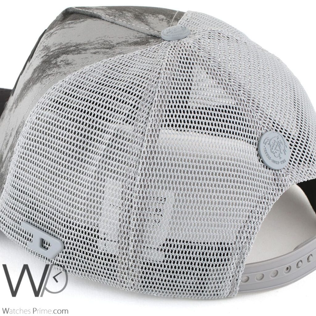 Diesel baseball cap gray and black for men | Watches Prime