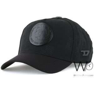 Black diesel cap for men