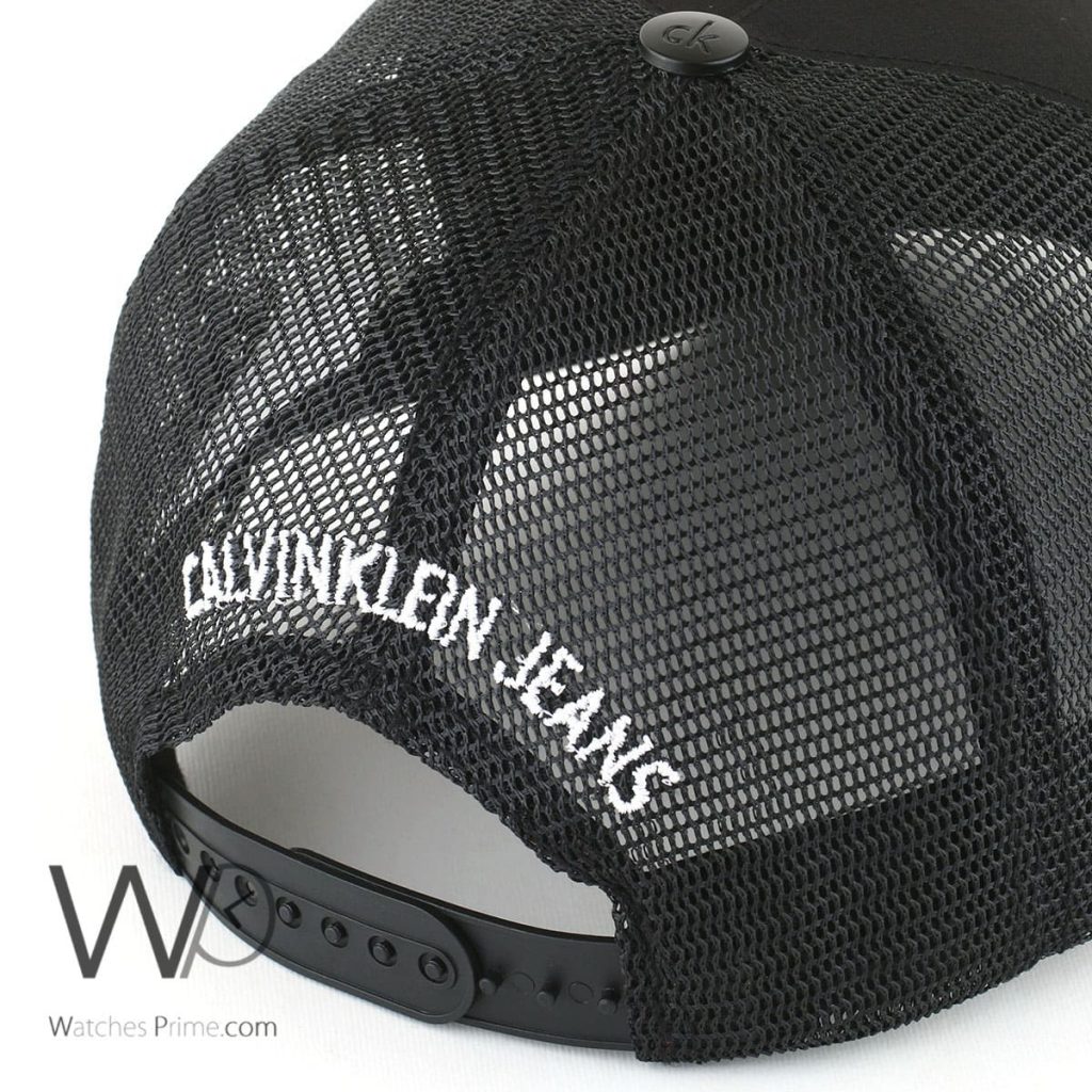 Black Calvin Klein baseabll cap CK men | Watches Prime