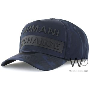 Blue armani exchange cap for men