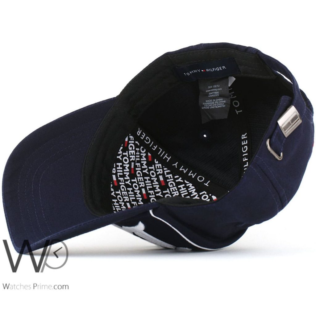 Tommy Hilfiger blue baseball cap for men | Watches Prime