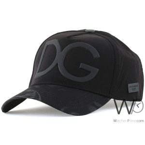 Dolce gabbana black cap for men dg