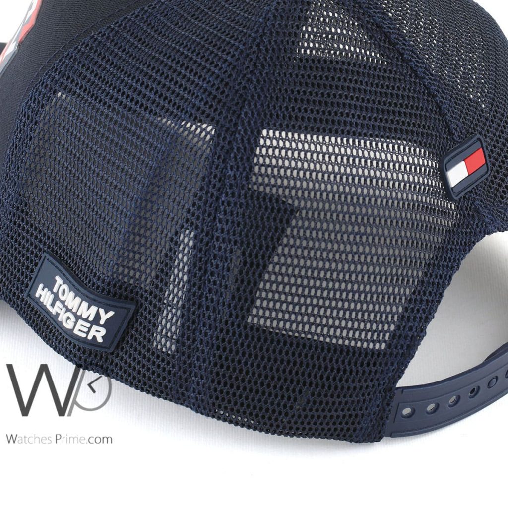 Tommy Hilfiger baseball cap mesh for men blue | Watches Prime