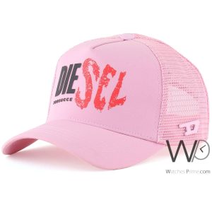 Unisex pink diesel cap