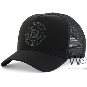 Black fendi roma italy 1925 baseball cap men