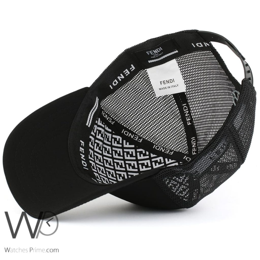 Fendi Roma italy 1925 Black Trucker cap | Watches Prime