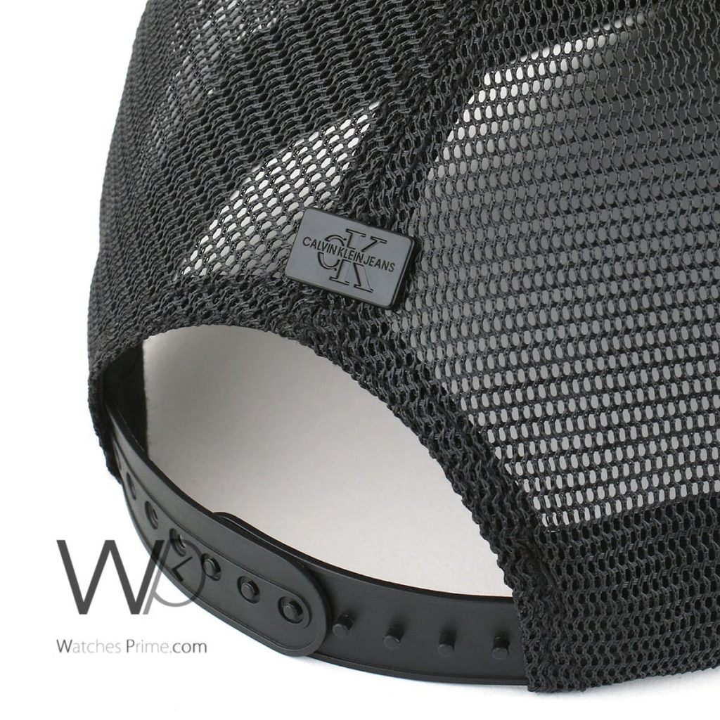 Camouflaged Calvin Klein black baseball cap CK men | Watches Prime