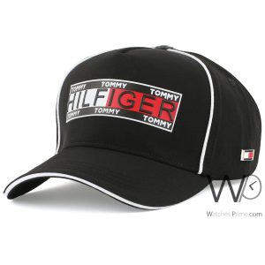 Black tommy hilfiger baseball cap men
