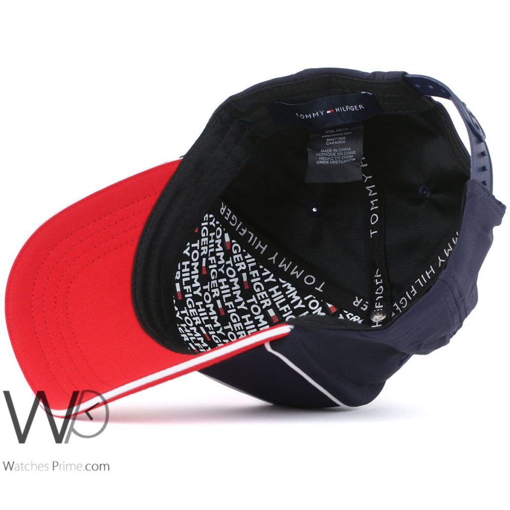 Tommy Hilfiger TH cap blue red for men | Watches Prime