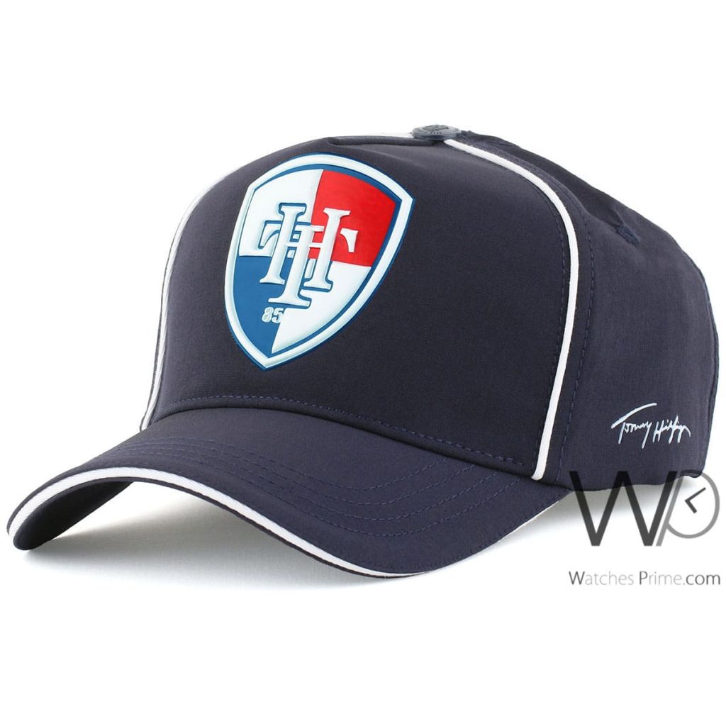 blue tommy hilfiger TH baseball cap men | Watches Prime