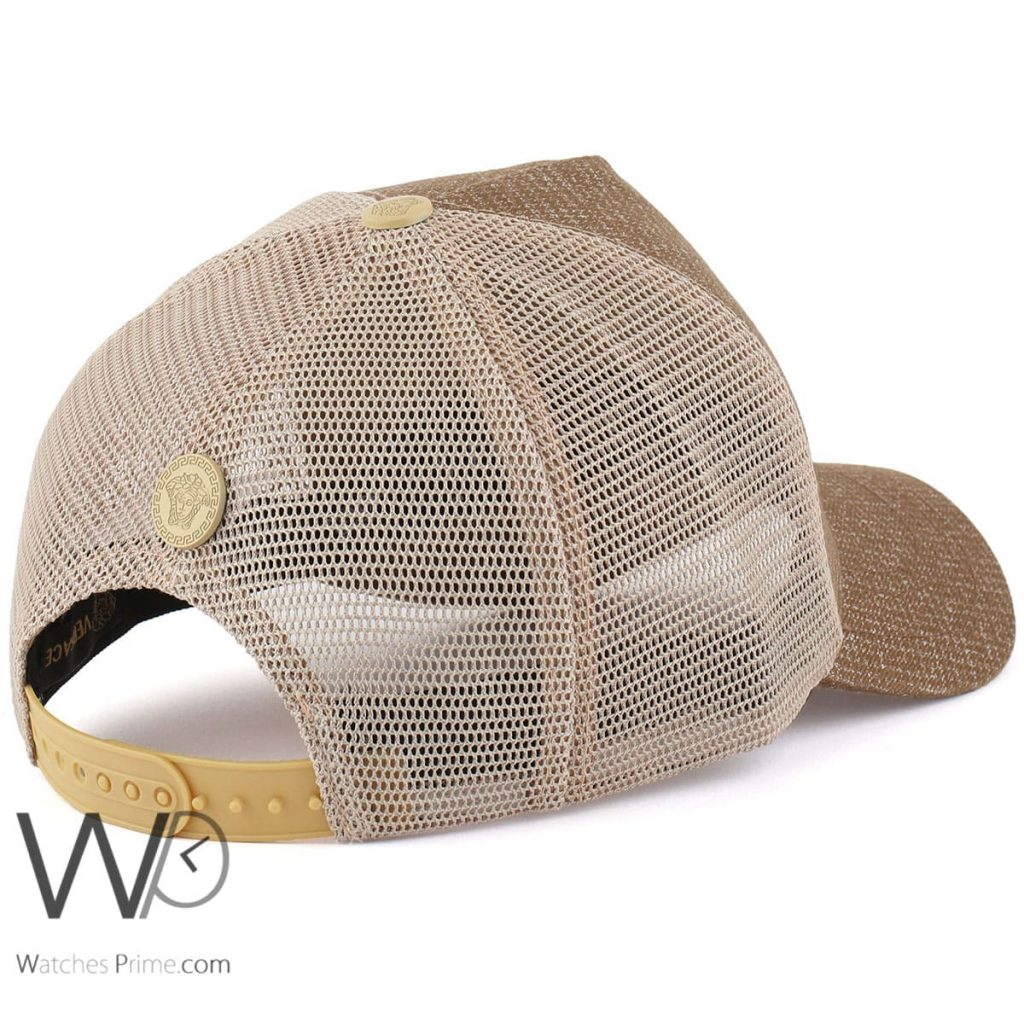 Versace mesh baseball for cap men brown | Watches Prime