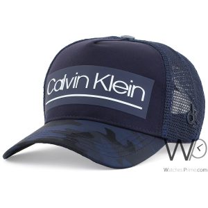 Navy calvin klein ck mesh baseball men cap