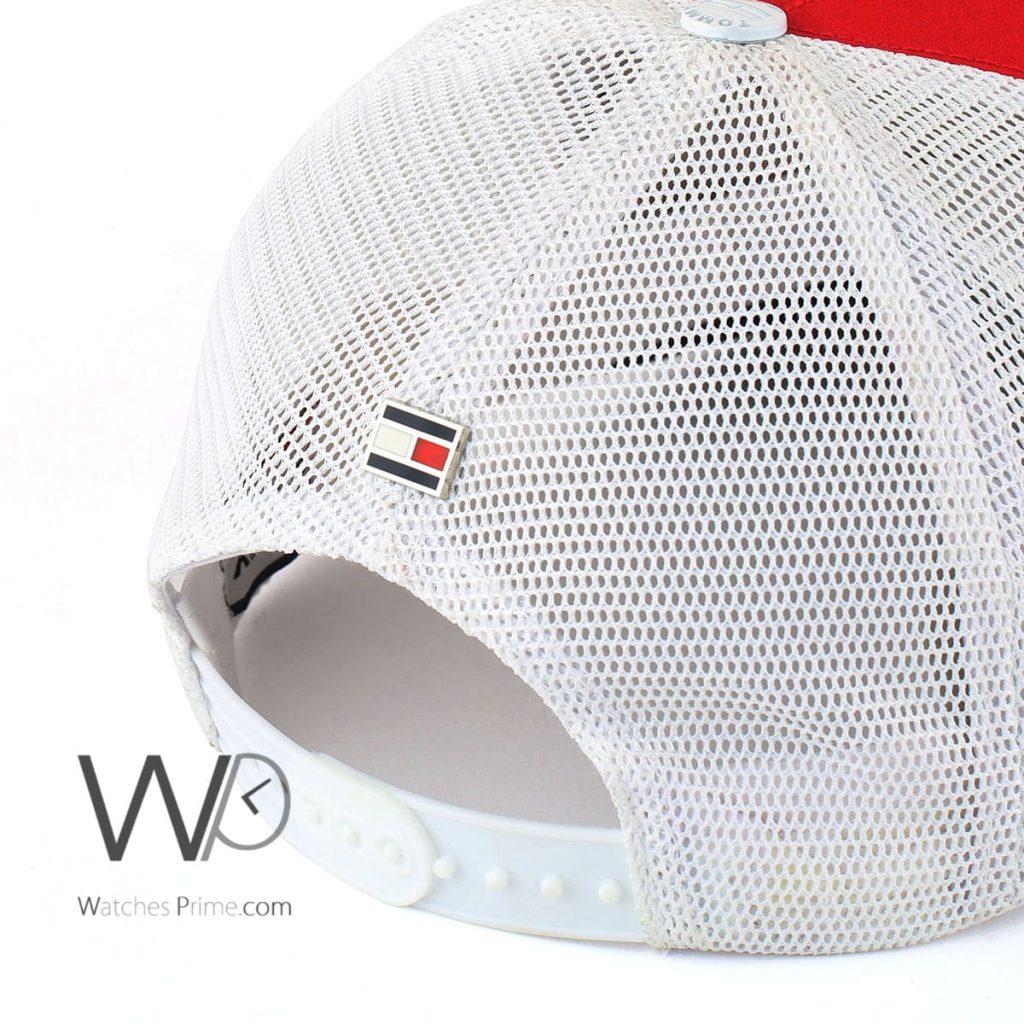 Tommy Jeans baseball cap men red and white | Watches Prime
