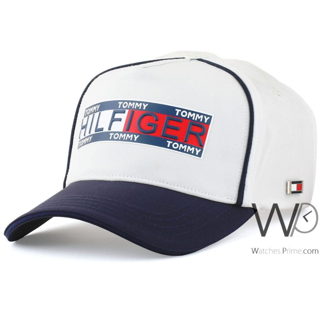 Tommy Hilfiger baseball cap men white blue | Watches Prime