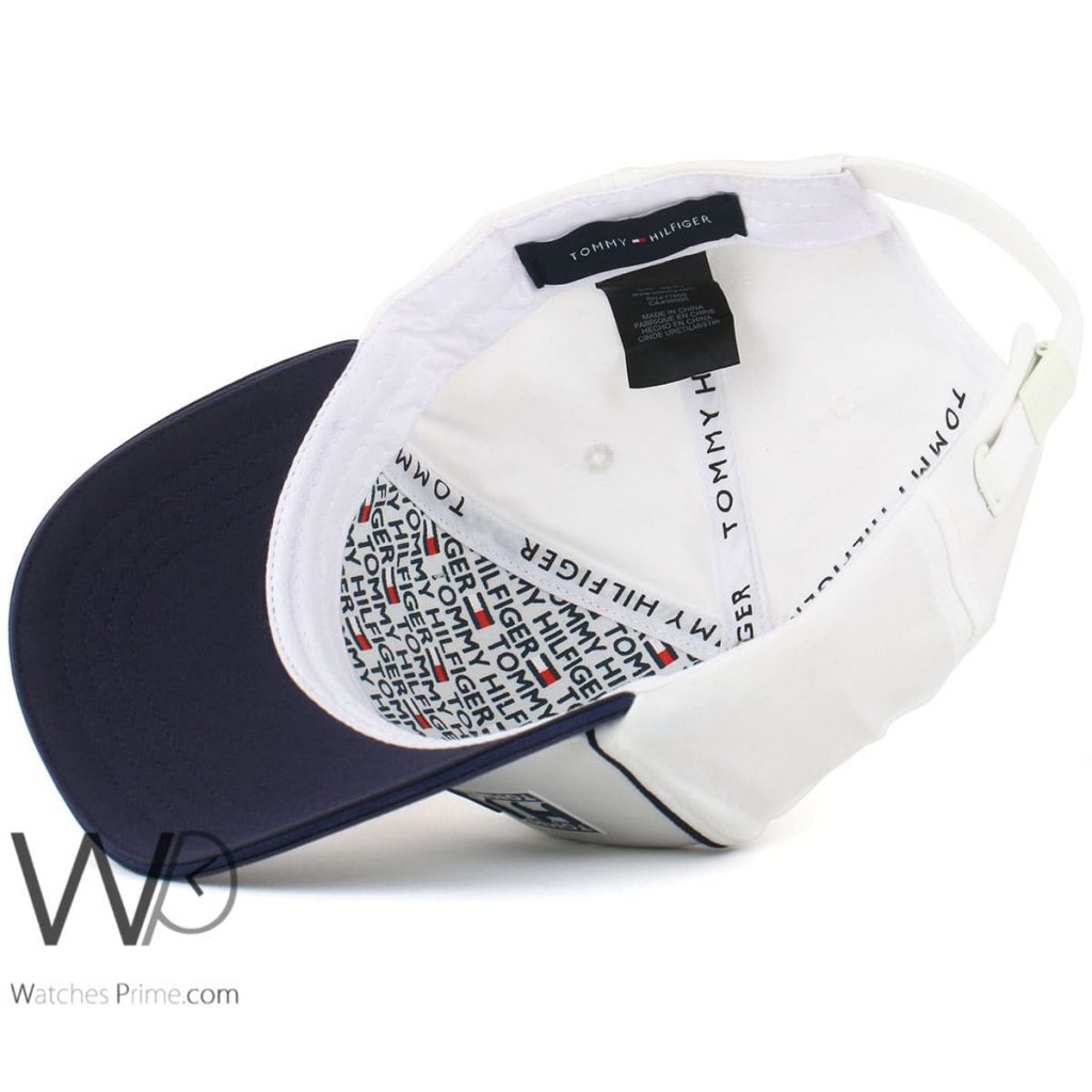 Tommy Hilfiger baseball cap men white blue | Watches Prime